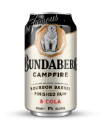 Bundaberg Campfire Rum & Cola 4 pack 375ml